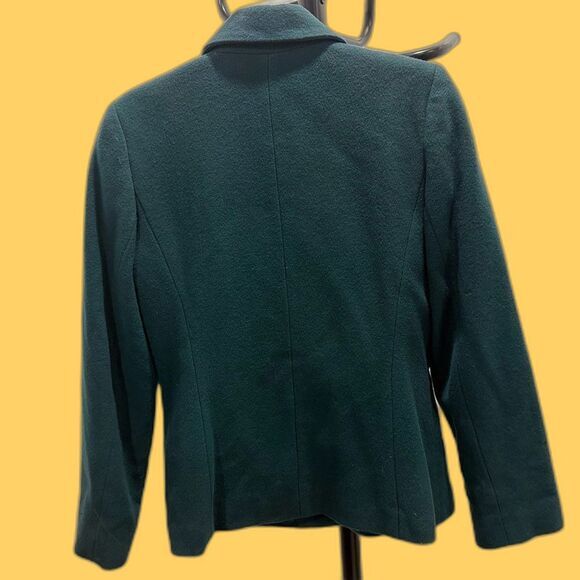 Harve Benard by‎ Benard Holtzman Vintage Teal Button-Down Coat / Blazer - Picture 3 of 5